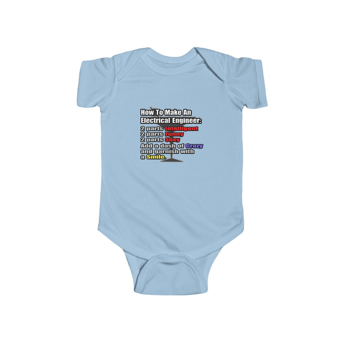 How To Make an Electrical Engineer - Infant Fine Jersey Bodysuit
