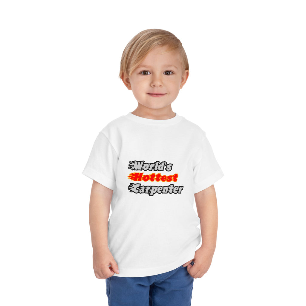 World's Hottest Carpenter - Toddler Short Sleeve Tee