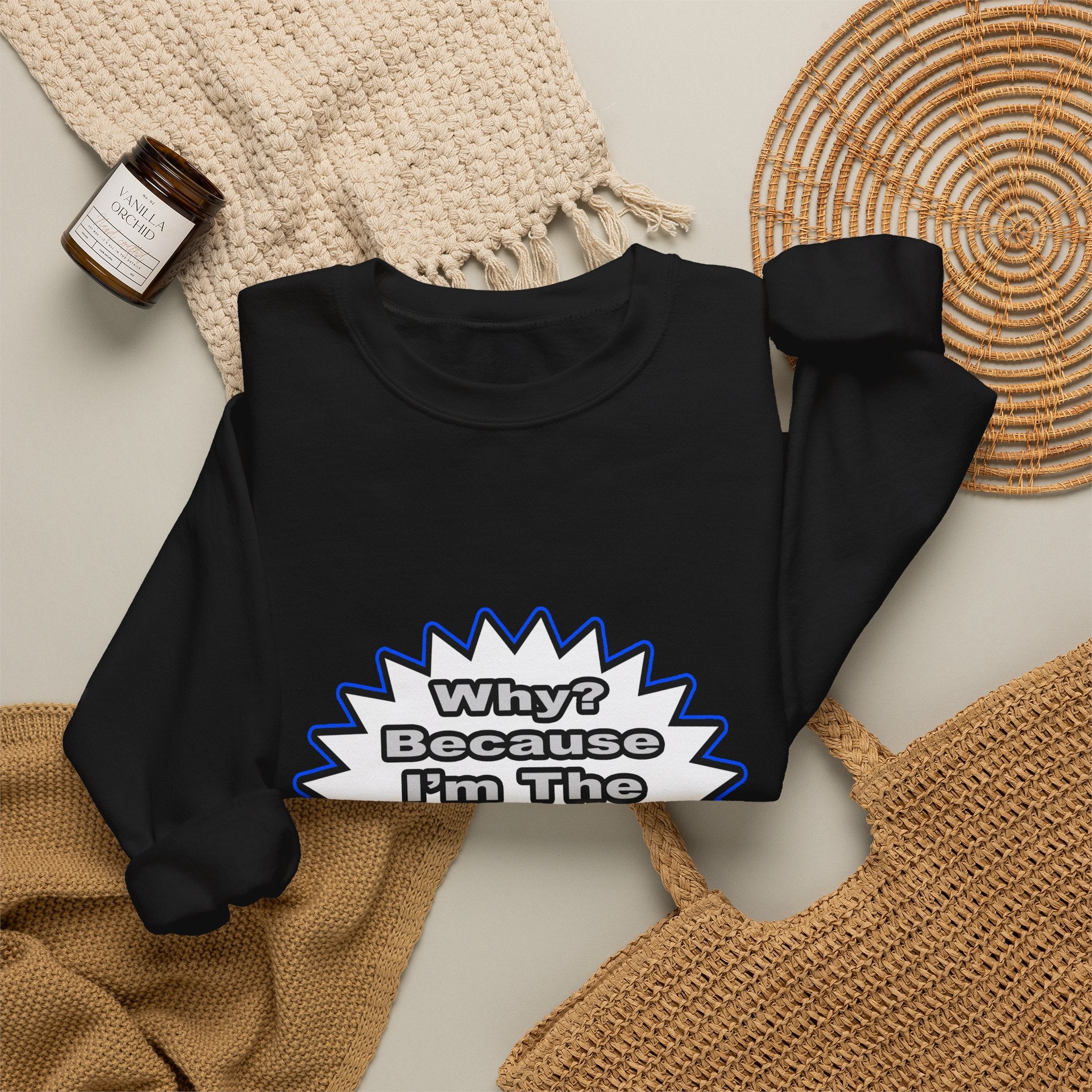 Teacher...Because I Said So - Unisex Heavy Blend™ Crewneck Sweatshirt