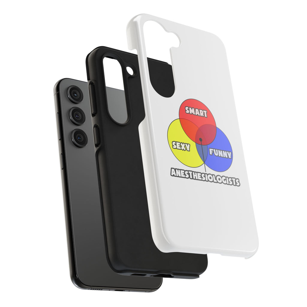 Venn Diagram .. Anesthesiologists - Tough Phone Cases