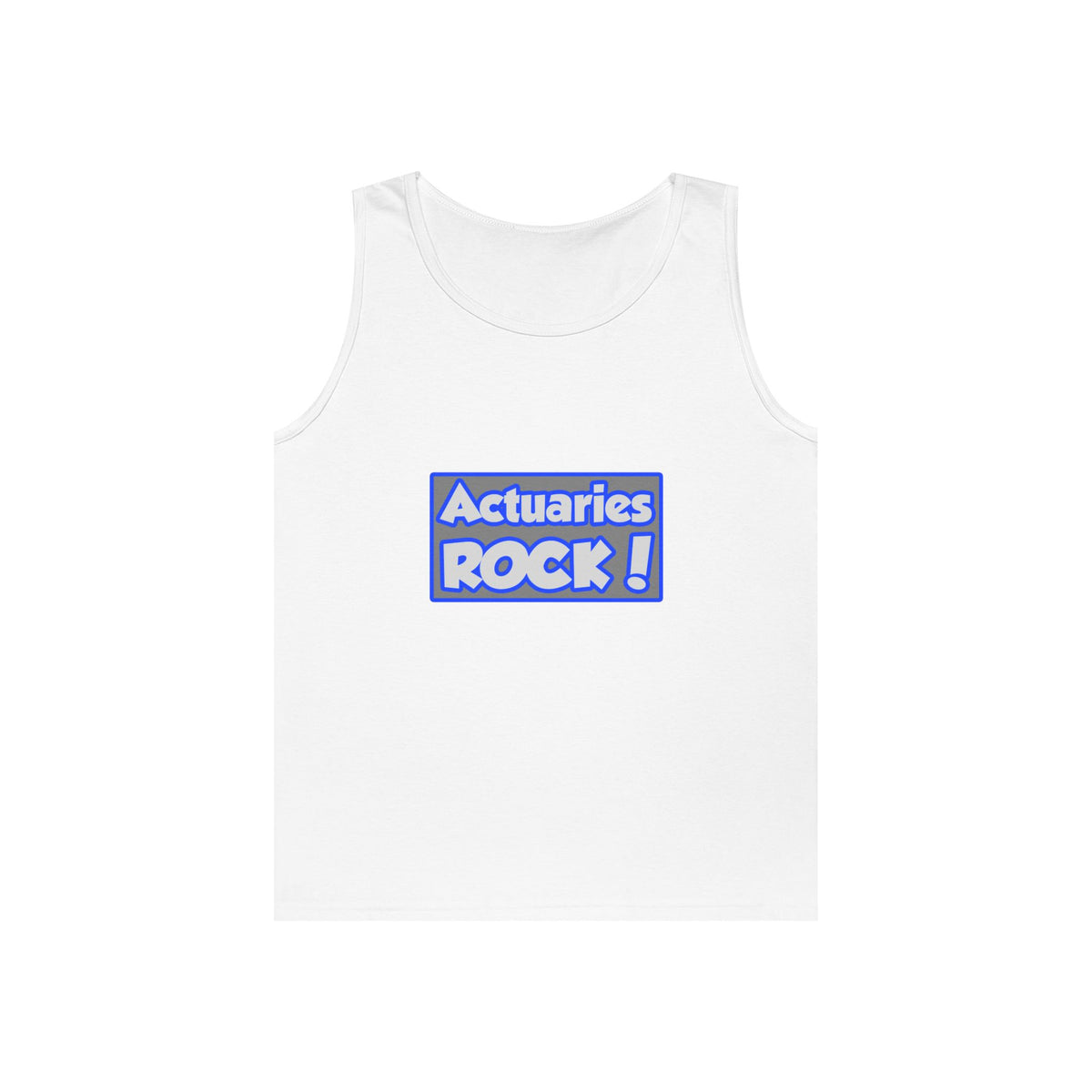 Actuaries Rock! - Unisex Heavy Cotton Tank Top