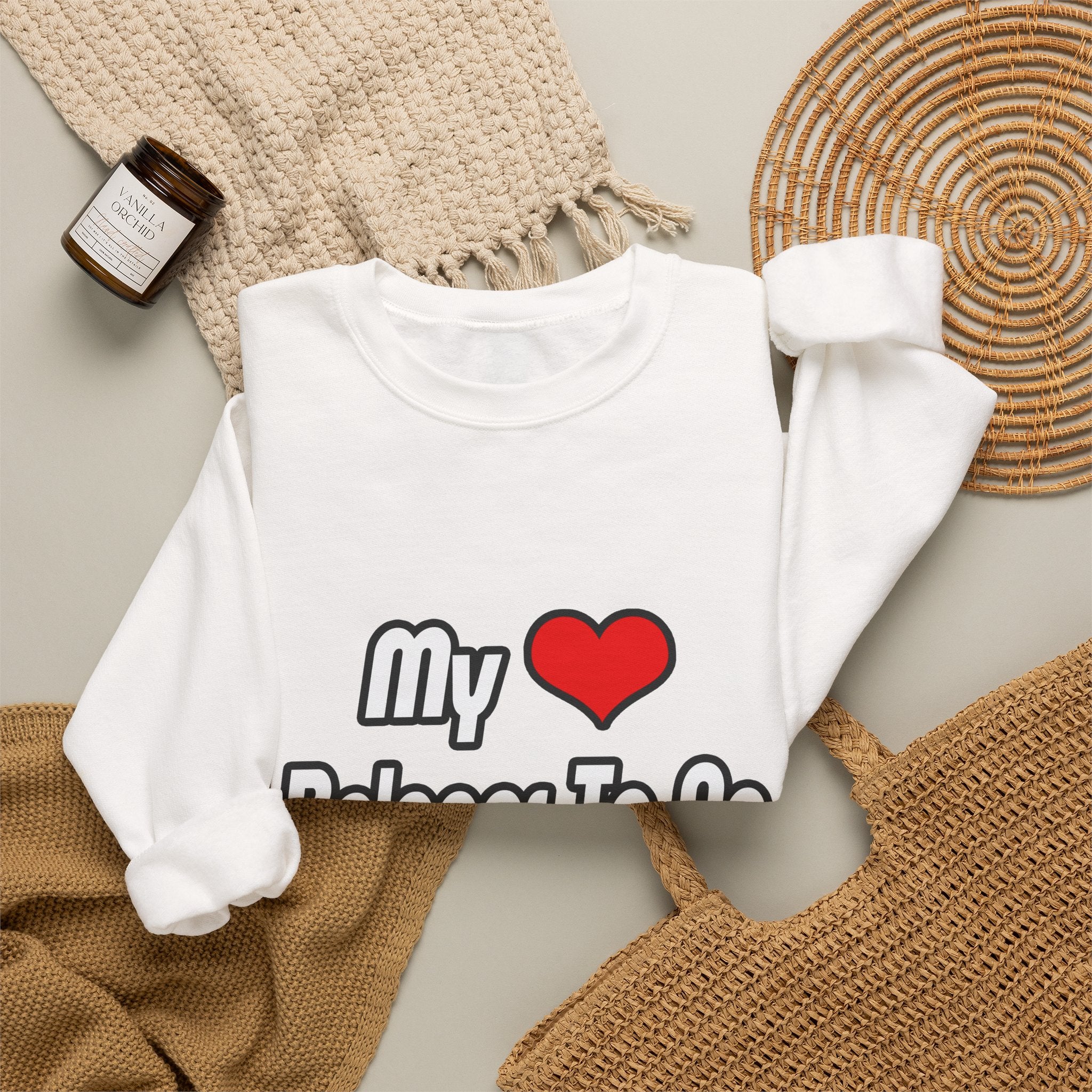 My Heart Belongs To An Actuary - Unisex Heavy Blend™ Crewneck Sweatshirt