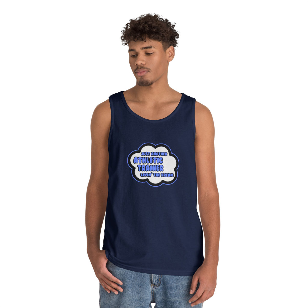 Athletic Trainer .. Livin' The Dream - Unisex Heavy Cotton Tank Top