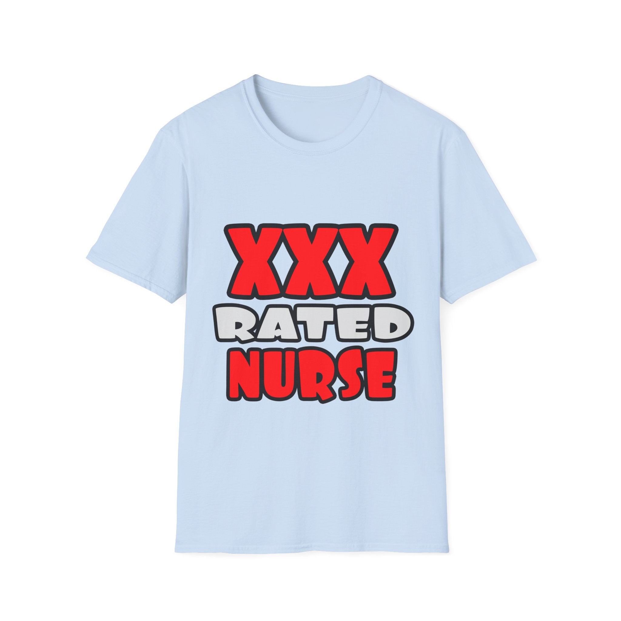 XXX Rated Nurse - Unisex Softstyle T-Shirt