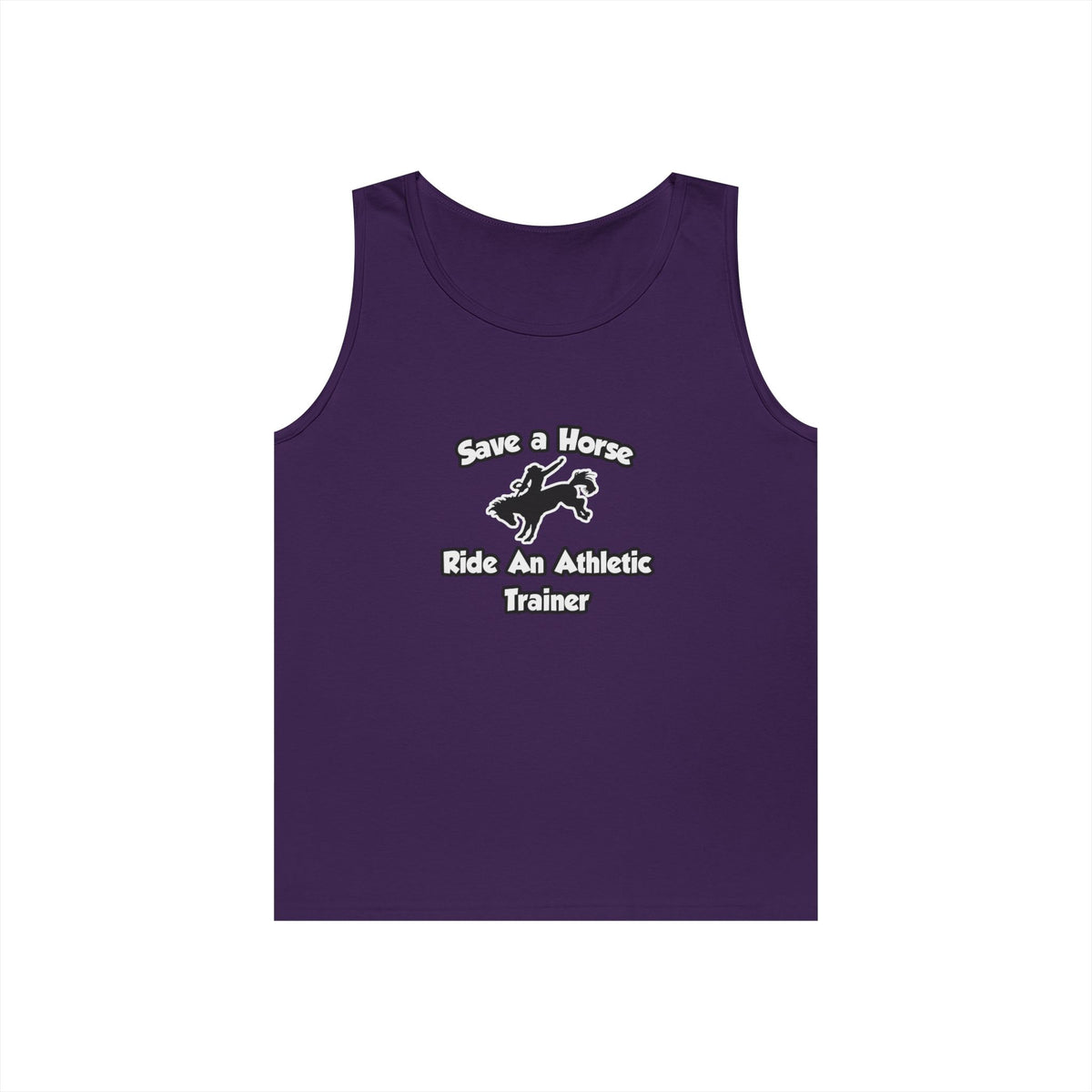 Save a Horse, Ride an Athletic Trainer - Unisex Heavy Cotton Tank Top
