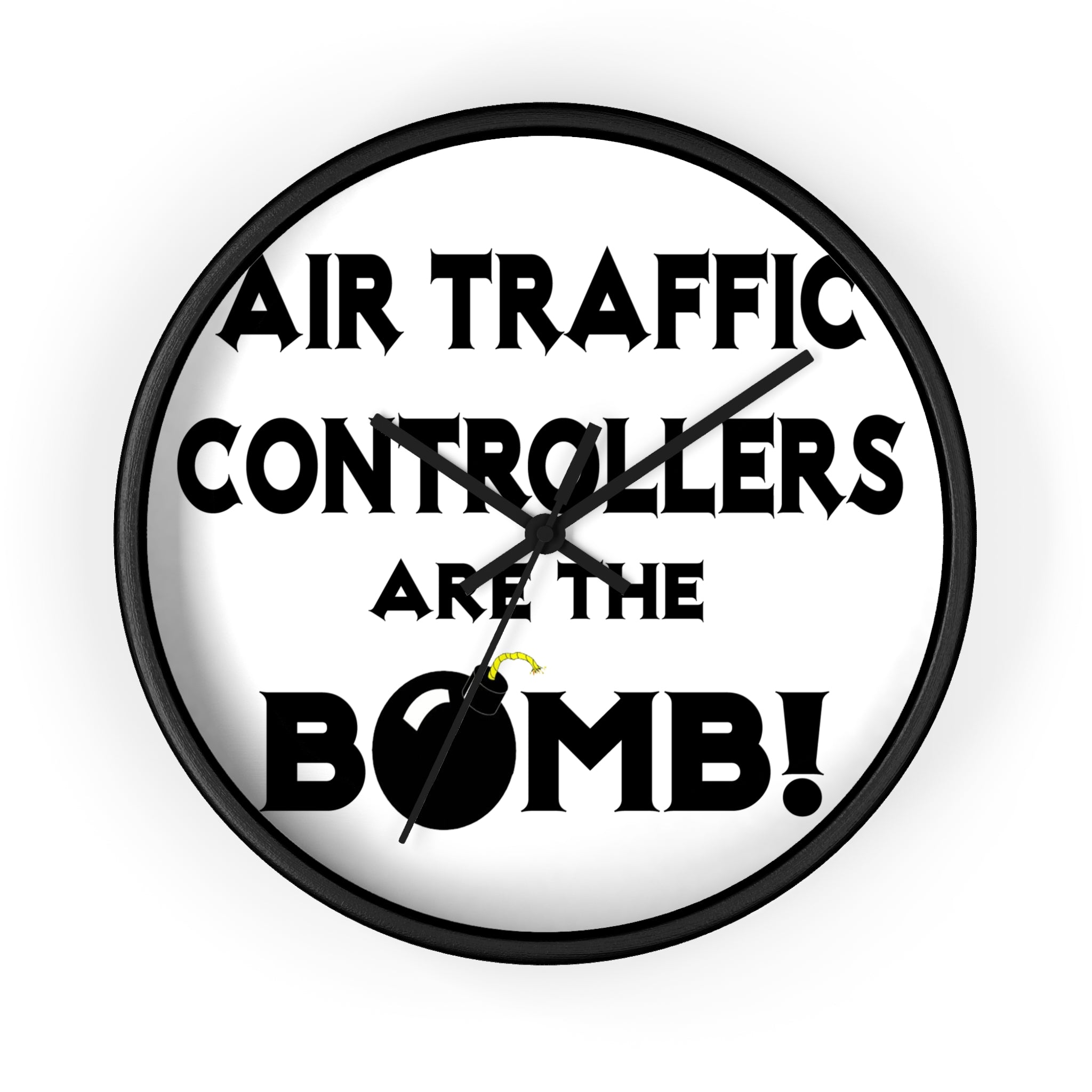 Air Traffic Controllers Are The Bomb! - Wall Clock