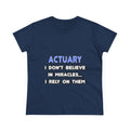 Miracles and Actuaries - Women's Midweight Cotton Tee