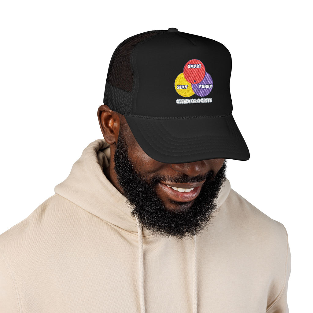 Venn Diagram .. Cardiologists - Foam Trucker Hat