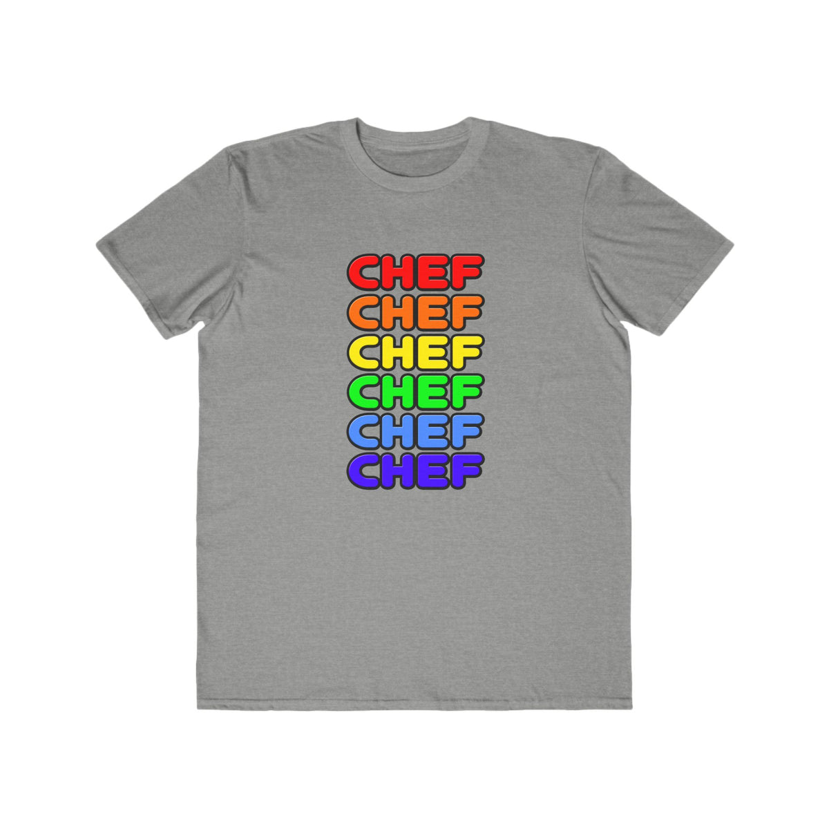 Rainbow Chef - Men's Lightweight Fashion Tee