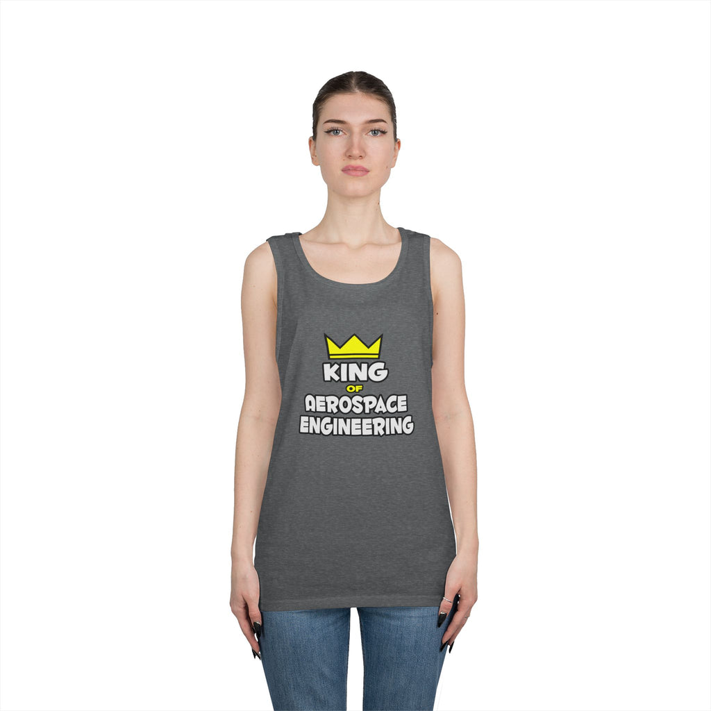 King of Aerospace Engineering - Unisex Heavy Cotton Tank Top