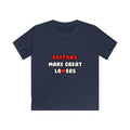 Editors Make Great Lovers - Kids Softstyle Tee