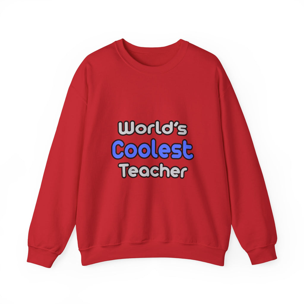 World's Coolest Teacher - Unisex Heavy Blend™ Crewneck Sweatshirt