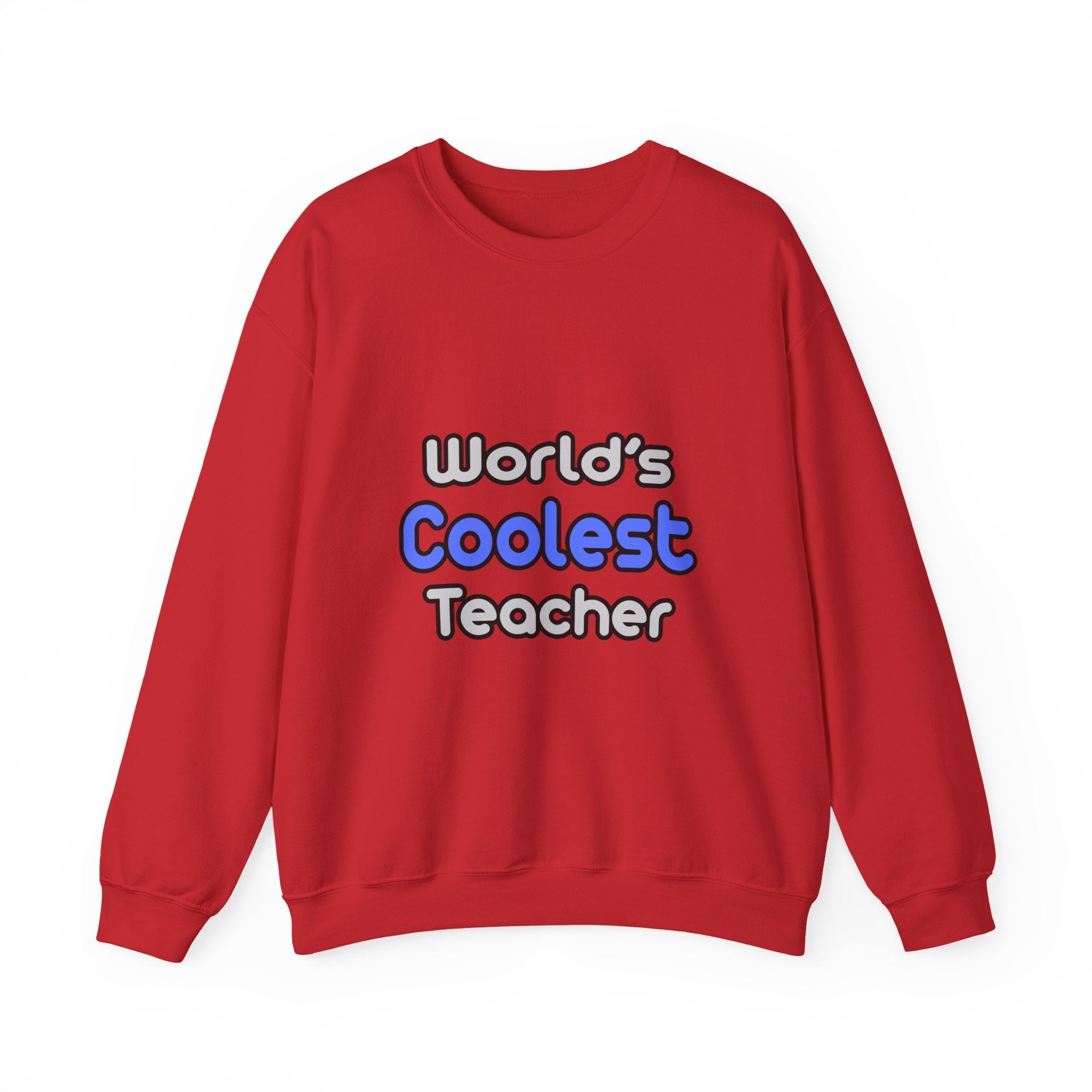 World's Coolest Teacher - Unisex Heavy Blend™ Crewneck Sweatshirt