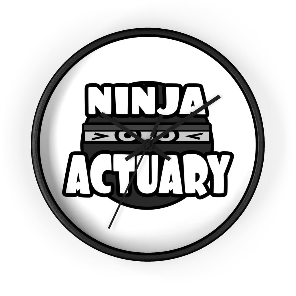 Ninja Actuary - Wall Clock