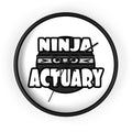 Ninja Actuary - Wall Clock