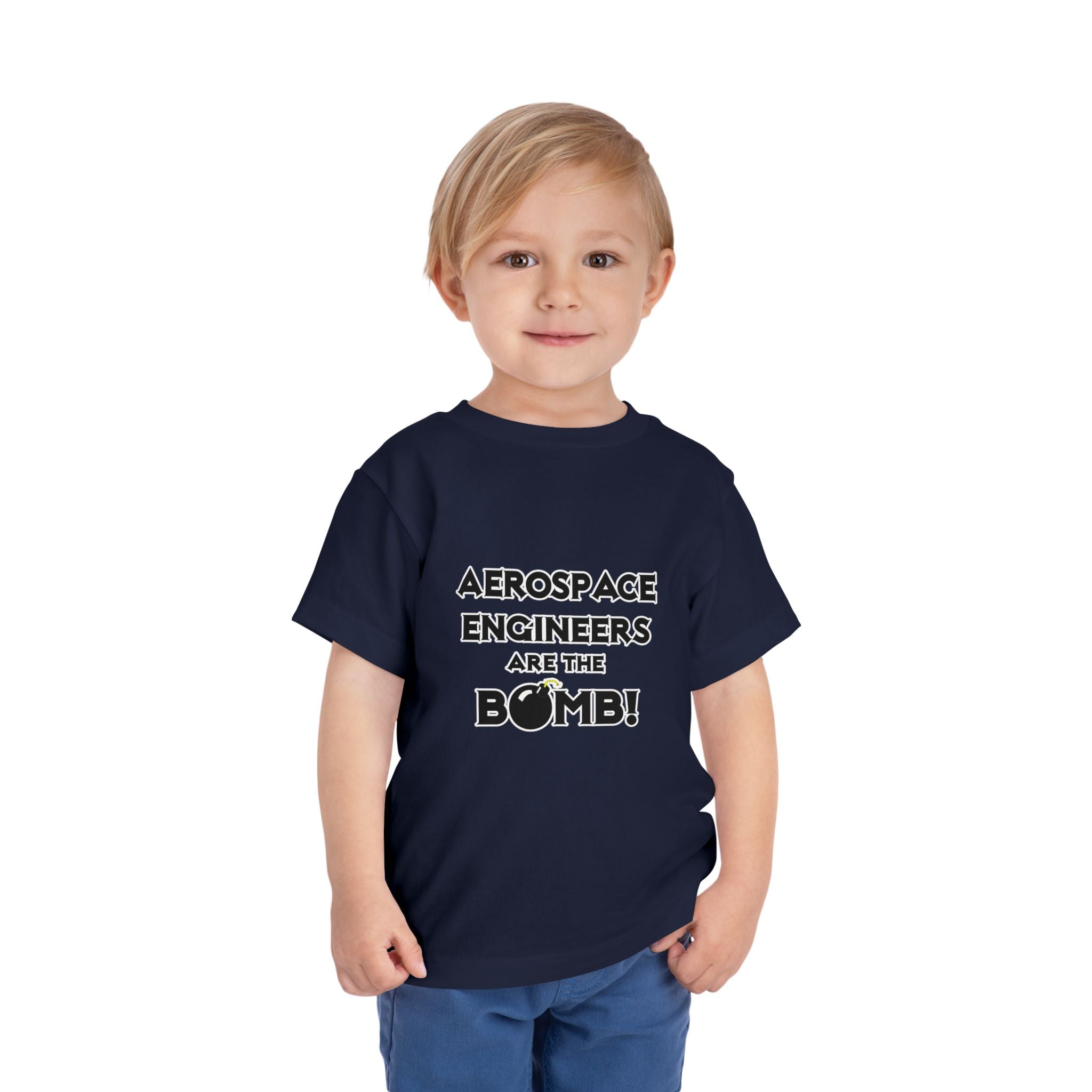 Aerospace Engineers Are The Bomb! - Toddler Short Sleeve Tee
