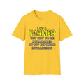 Farmer...Superior Intelligence - Unisex Softstyle T-Shirt