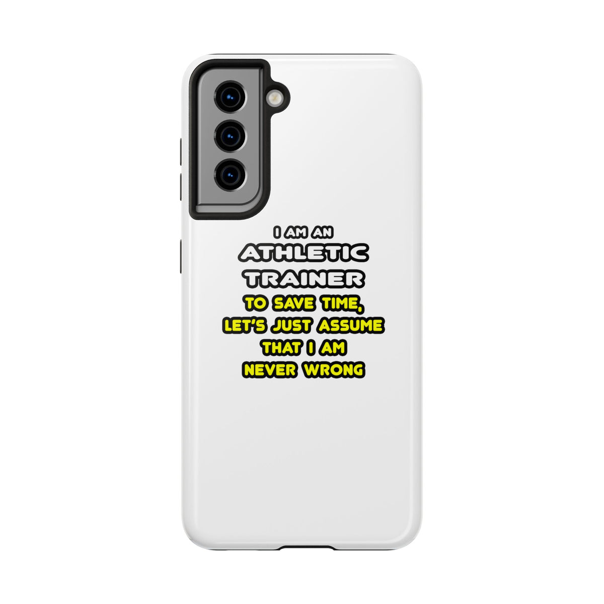 Funny Athletic Trainer T Shirts - Tough Phone Cases
