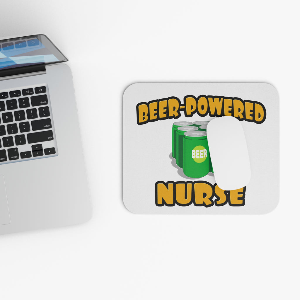 Beer Powered Nurse - Mouse Pad (Rectangle)