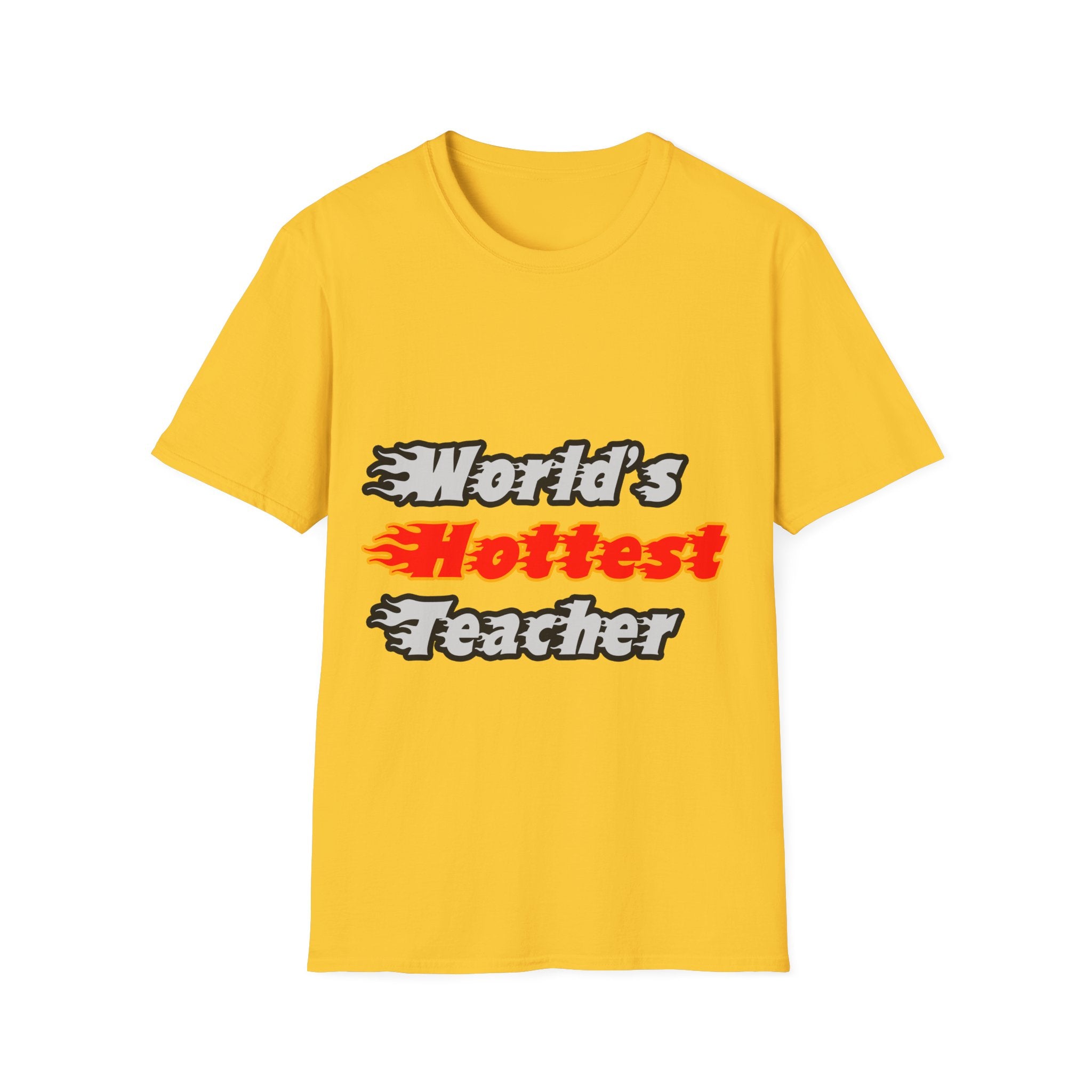 World's Hottest Teacher - Unisex Softstyle T-Shirt