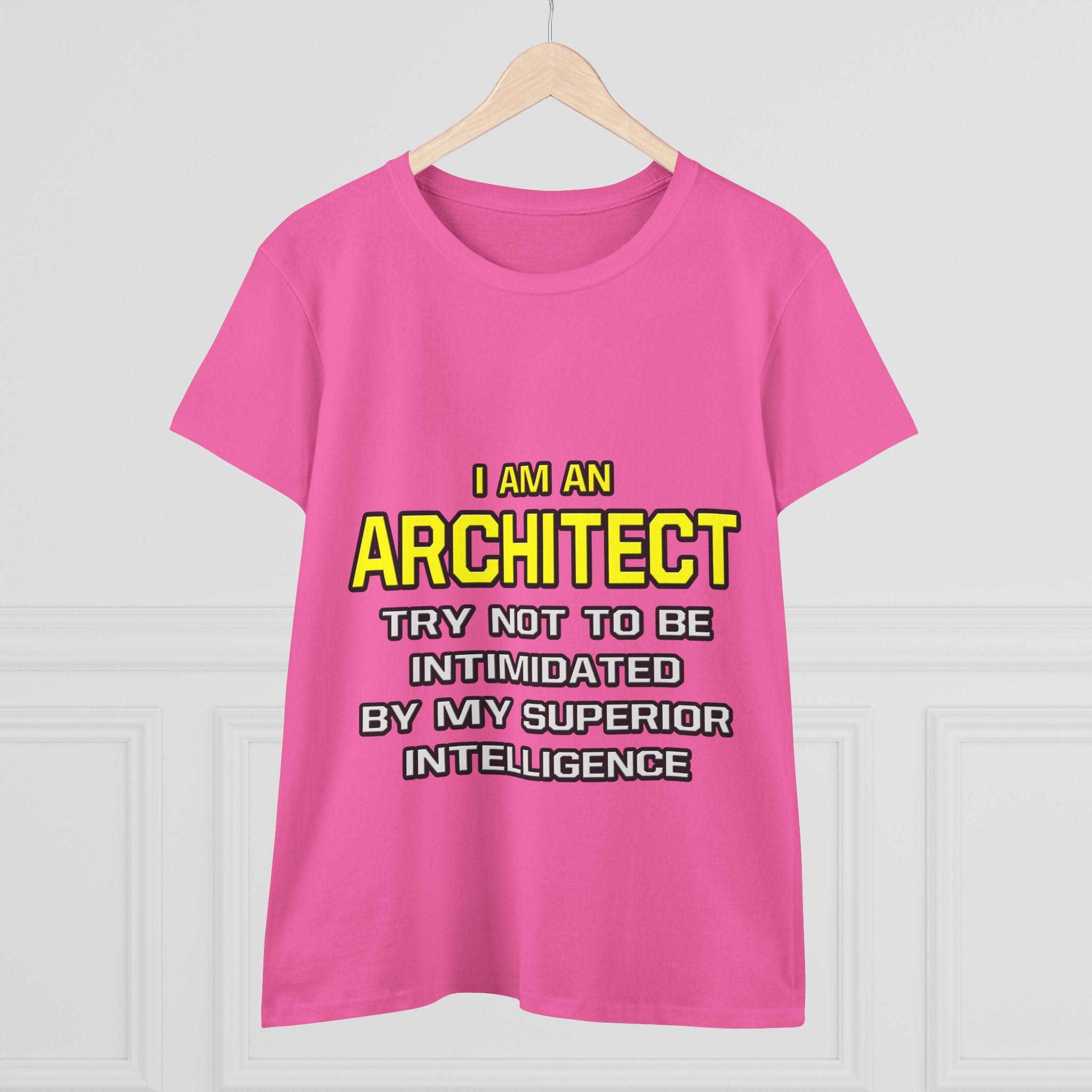 Architect...Superior Intelligence - Women's Midweight Cotton Tee
