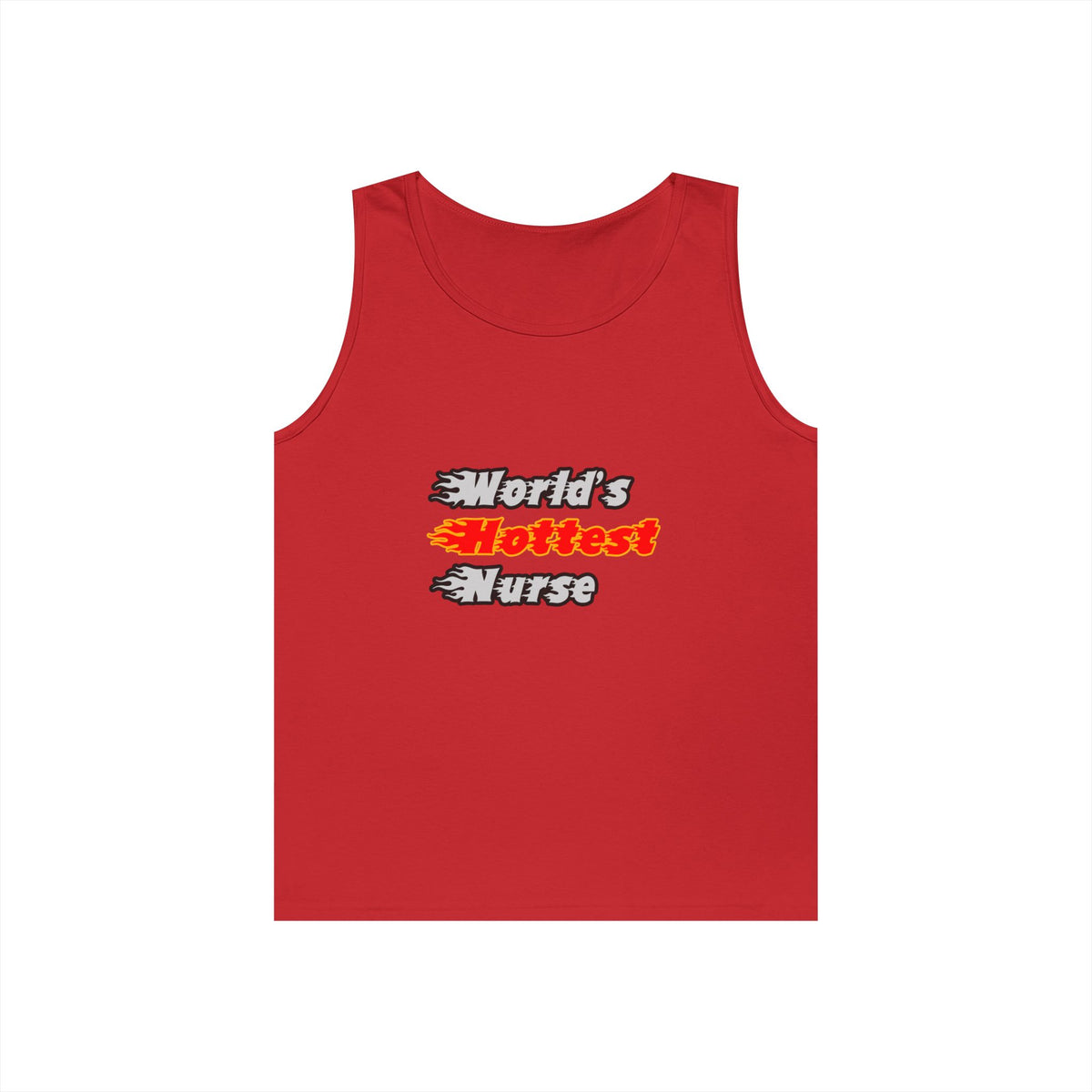 World's Hottest Nurse - Unisex Heavy Cotton Tank Top