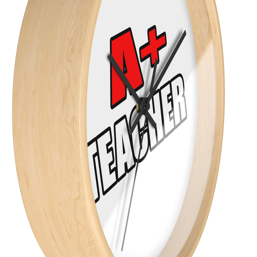 a plus teacher - Wall Clock