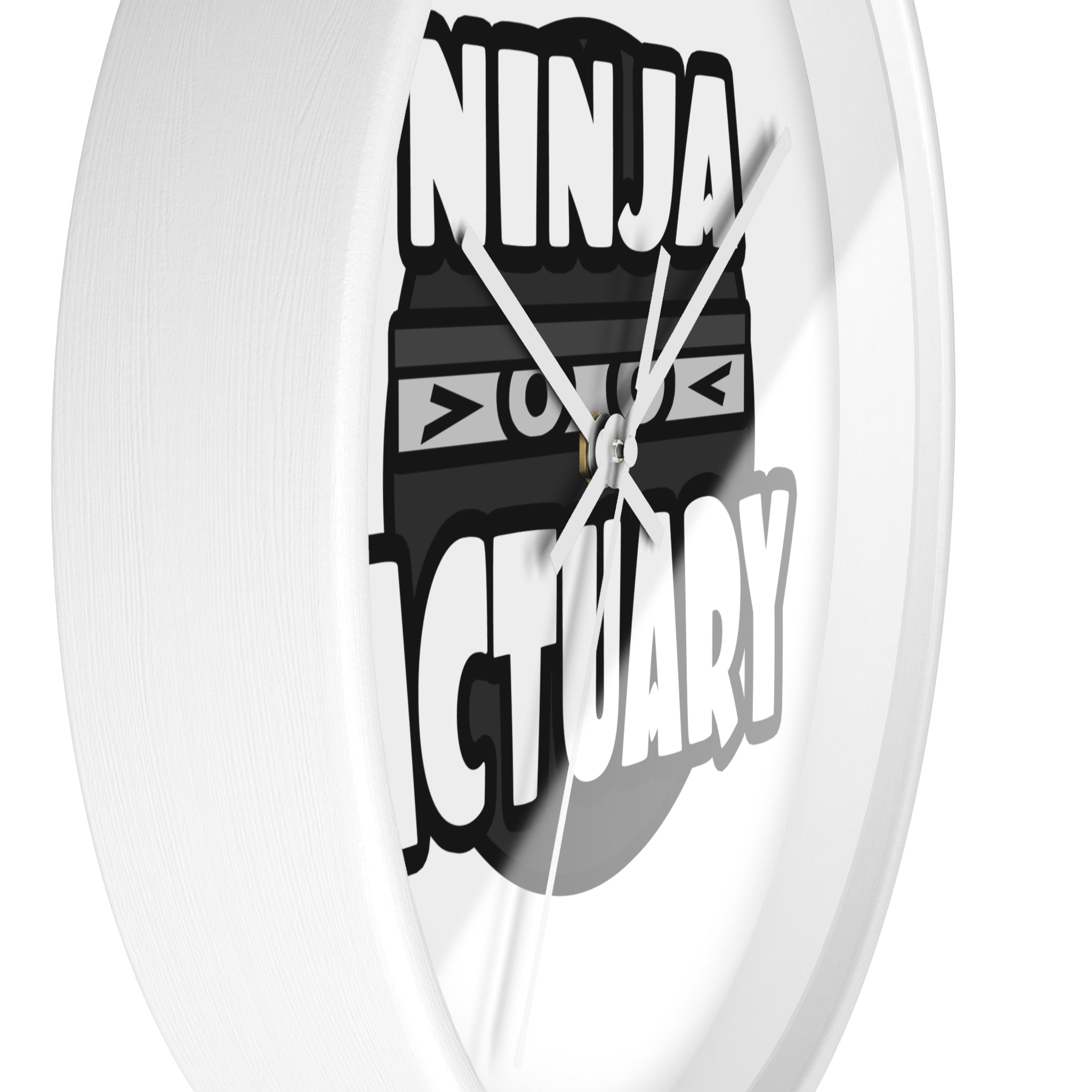 Ninja Actuary - Wall Clock
