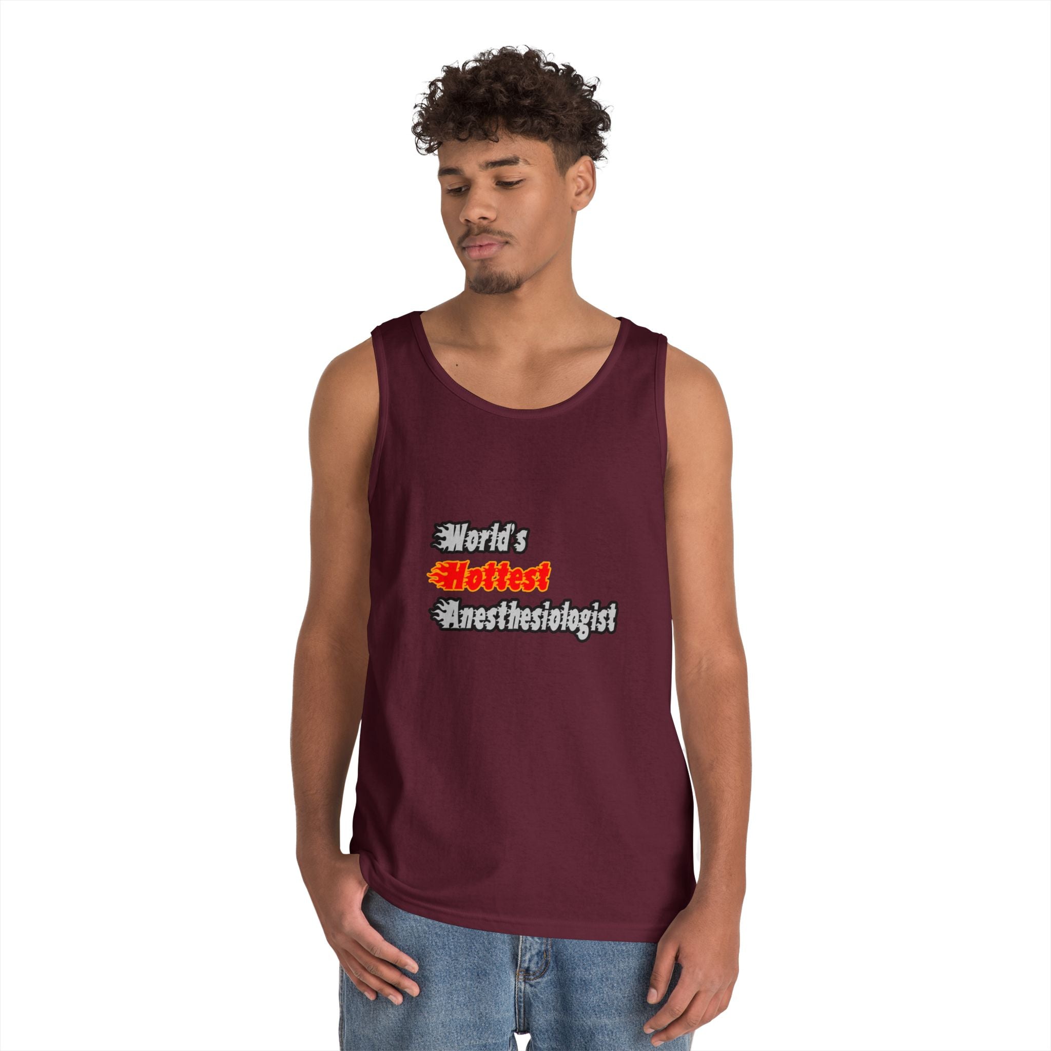 World's Hottest Anesthesiologist - Unisex Heavy Cotton Tank Top