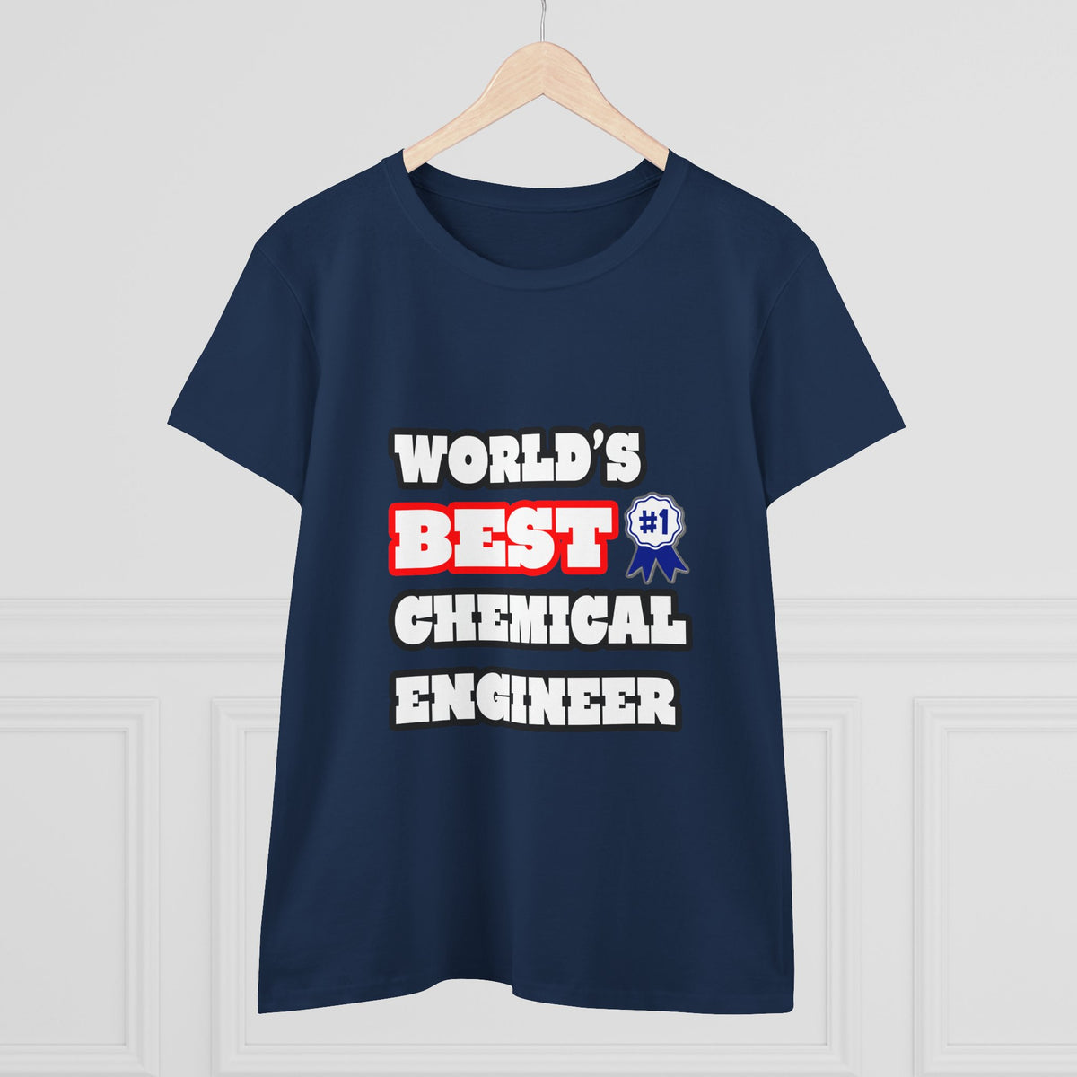 World's Best Chemical Engineer - Women's Midweight Cotton Tee