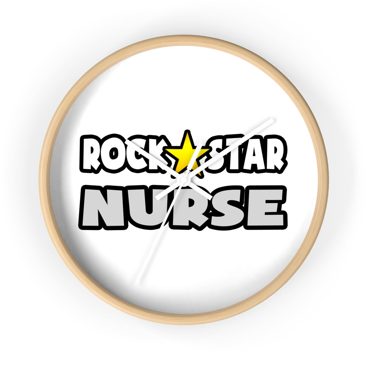 Rock Star Nurse (2) - Wall Clock