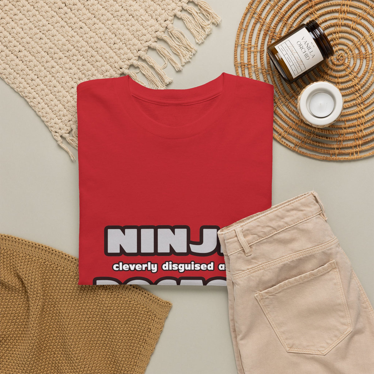 Ninja Cleverly Disguised As A Doctor - Unisex Heavy Cotton Tee
