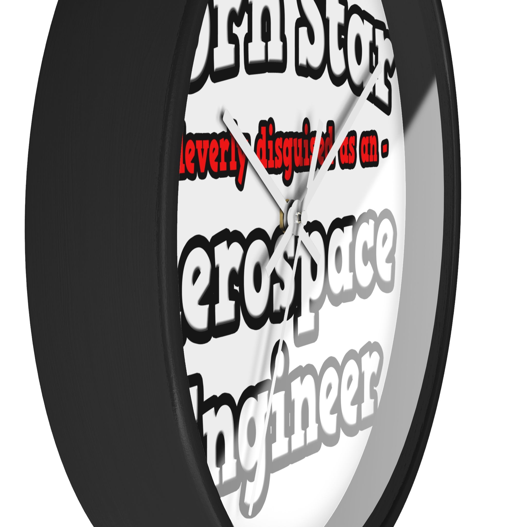Porn Star...Aerospace Engineer - Wall Clock