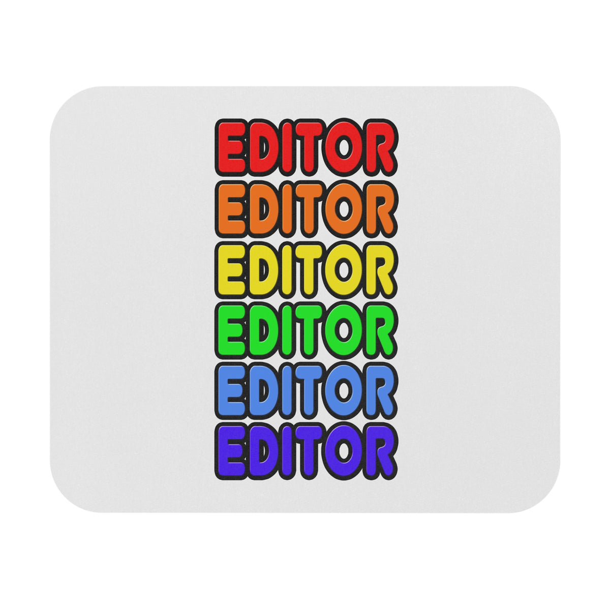Rainbow Editor - Mouse Pad (Rectangle)