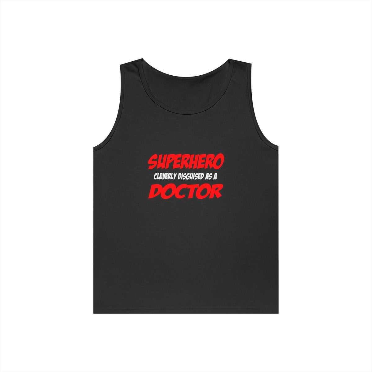 Superhero...Doctor - Unisex Heavy Cotton Tank Top