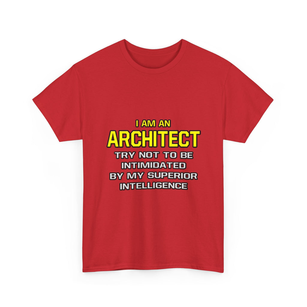 Architect...Superior Intelligence - Unisex Heavy Cotton Tee