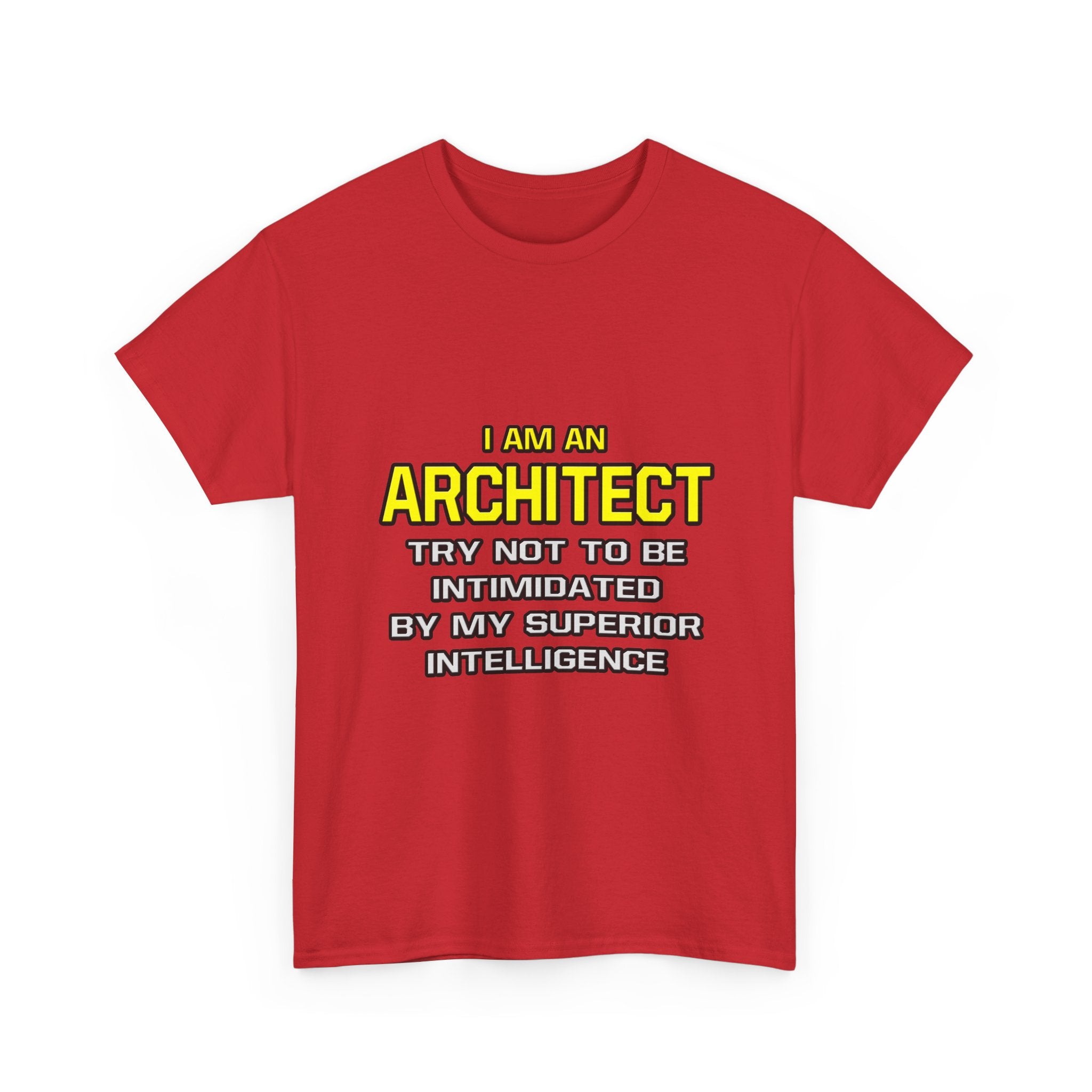 Architect...Superior Intelligence - Unisex Heavy Cotton Tee