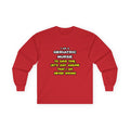 Funny Geriatric Nurse T Shirts and Gifts - Unisex Ultra Cotton Long Sleeve Tee