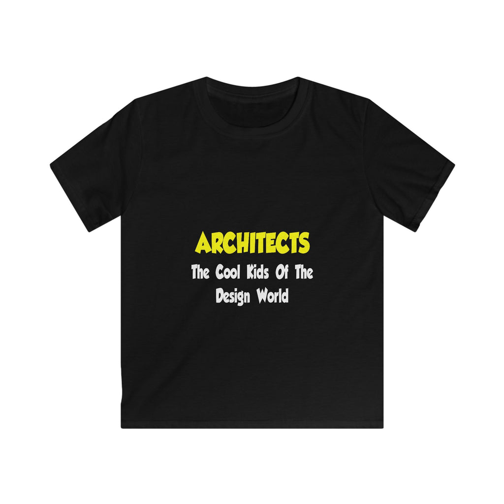 Architects...Cool Kids of Design World - Kids Softstyle Tee