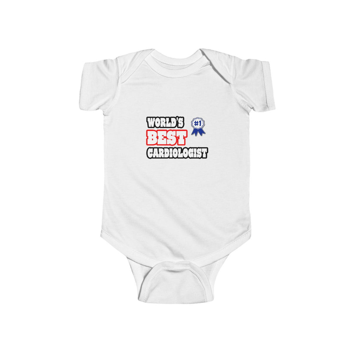 World's Best Cardiologist - Infant Fine Jersey Bodysuit