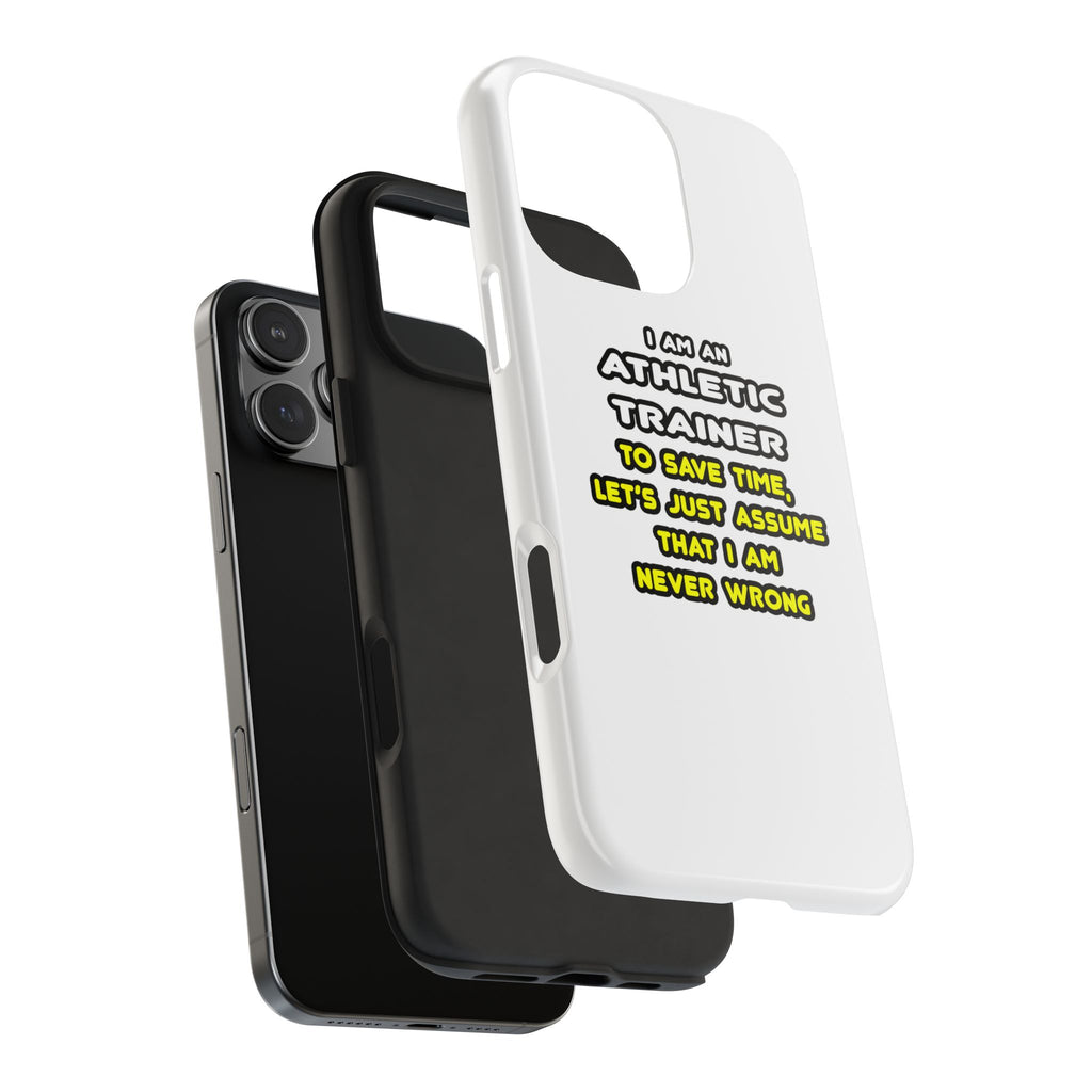 Funny Athletic Trainer T Shirts - Tough Phone Cases