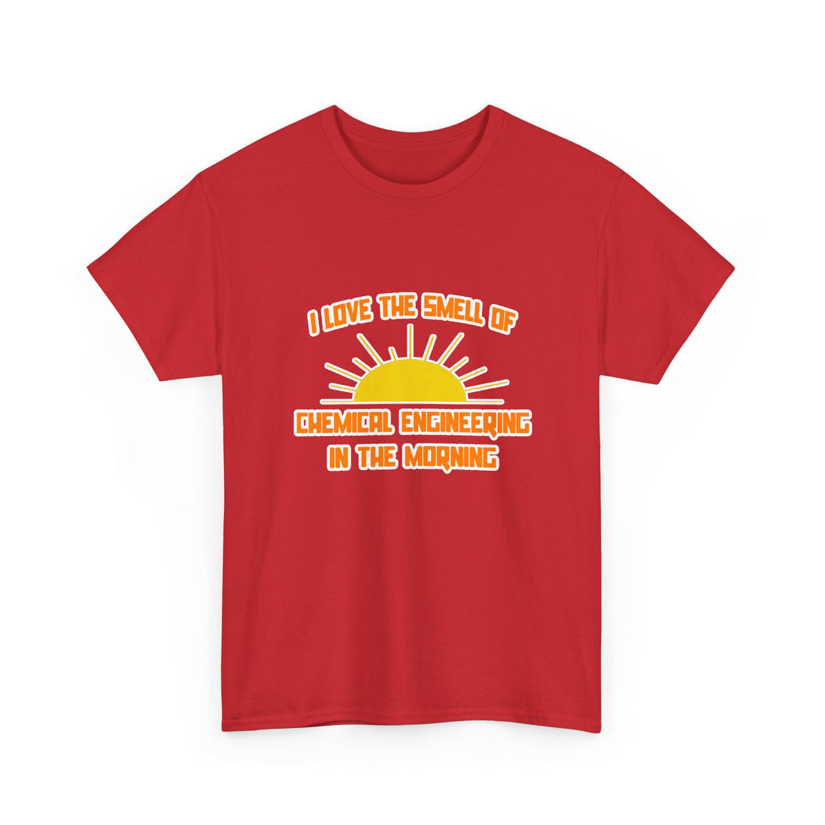 Smell of Chemical Engineering in the Morning - Unisex Heavy Cotton Tee
