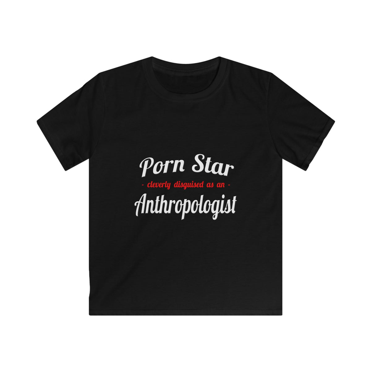 Porn Star...Anthropologist - Kids Softstyle Tee