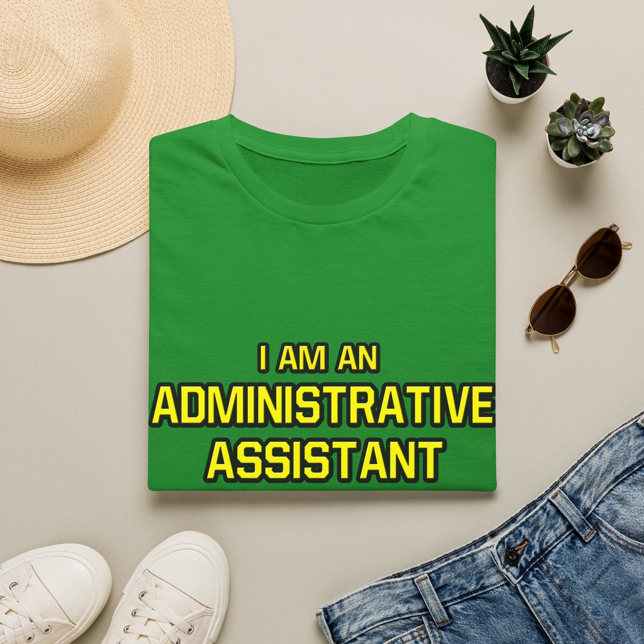 Administrative Assistant...Superior Intelligence - Unisex Softstyle T-Shirt