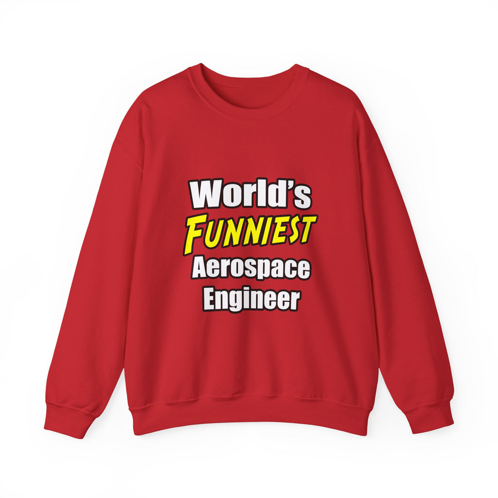 World's Funniest Aerospace Engineer - Unisex Heavy Blend™ Crewneck Sweatshirt