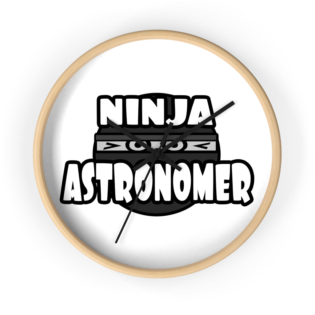Ninja Astronomer - Wall Clock
