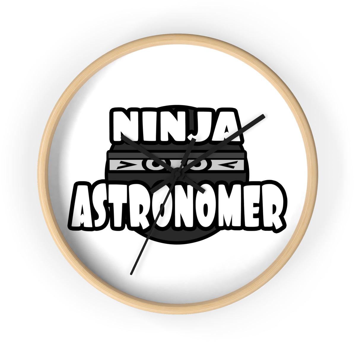Ninja Astronomer - Wall Clock