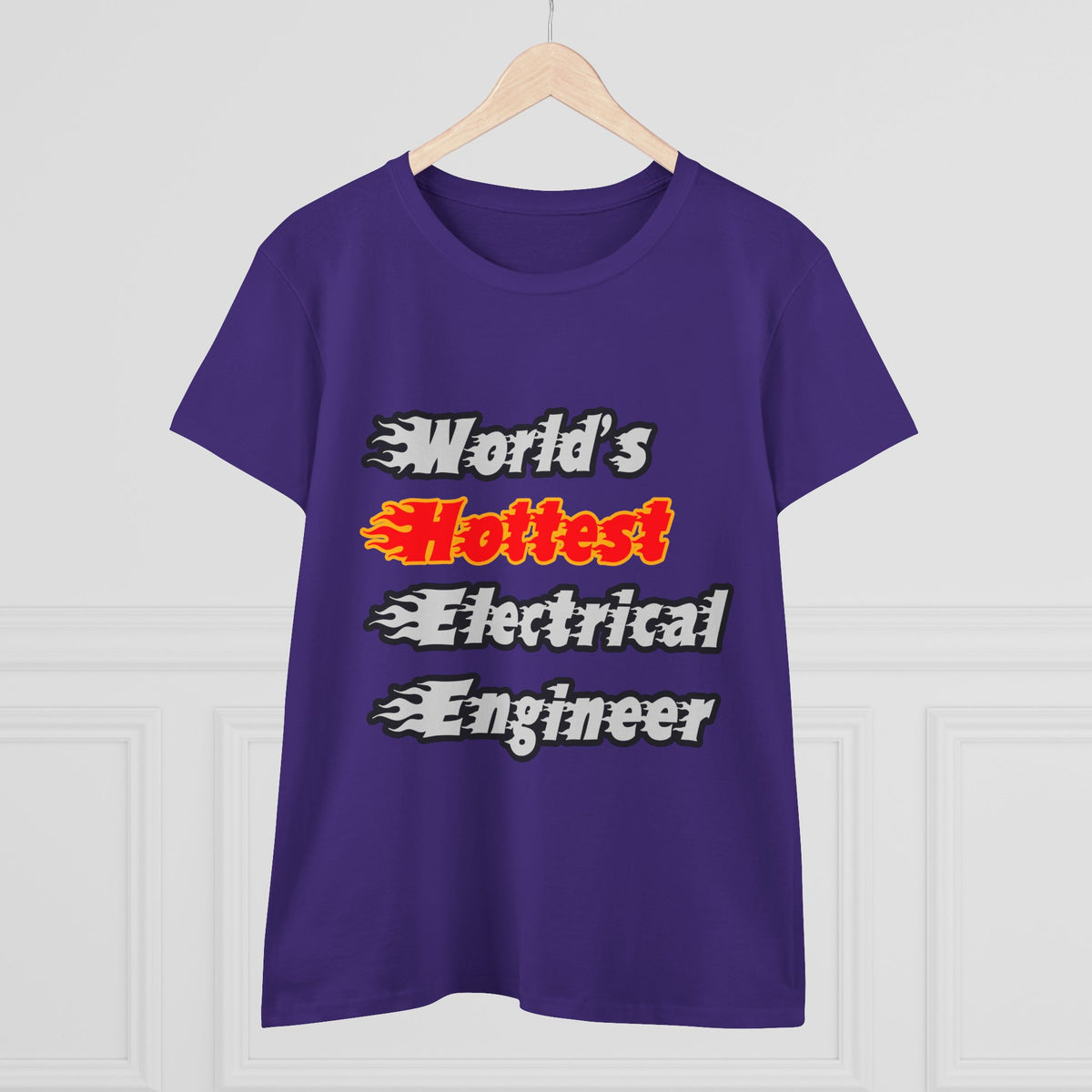 World's Hottest Electrical Engineer - Women's Midweight Cotton Tee