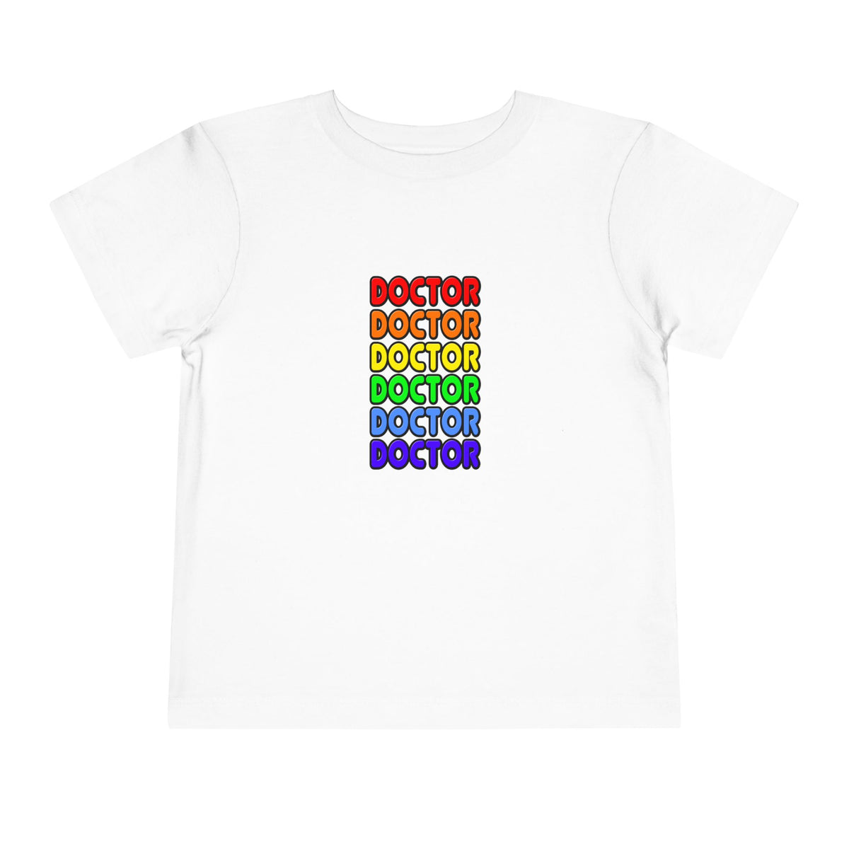 Rainbow Doctor - Toddler Short Sleeve Tee