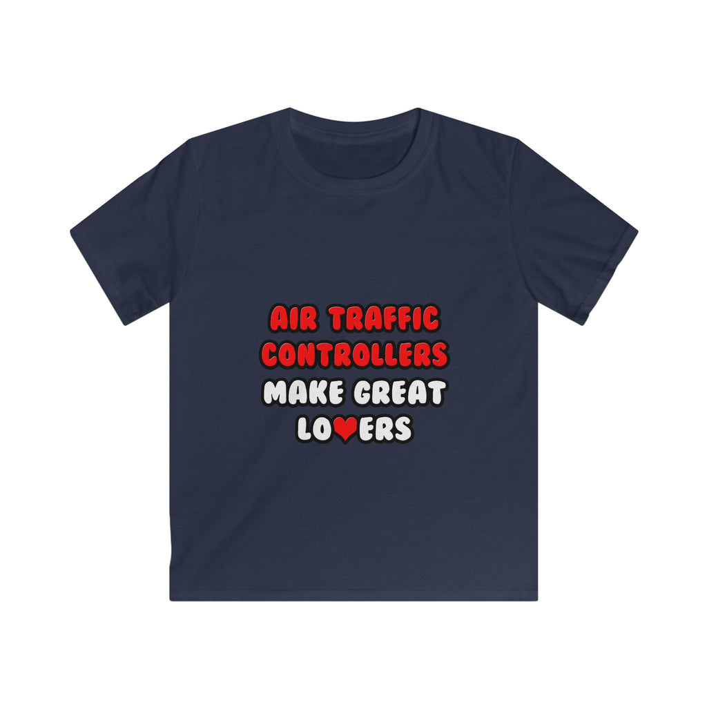 Air Traffic Controllers Make Great Lovers - Kids Softstyle Tee